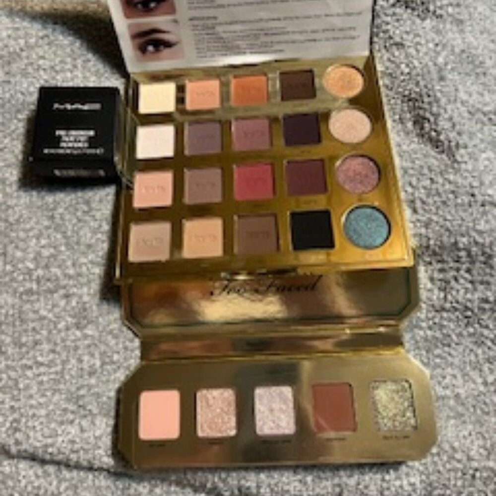 NWOB Tarte Tarteist Pro + Too Faced LTd. Edition Palettes + NWT MAC Paint Pot